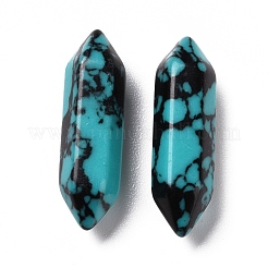 Синтетический зеленый хубэй бирюзовый без отверстия G-K330-03