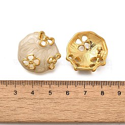 Серьги-гвоздики из нержавеющей стали 304 с эмалью EJEW-S254-02B-G