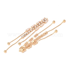 Grandi pendenti in ottone con micro pavé di zirconi chiari&nbsp;CU-CBAEC99-01G