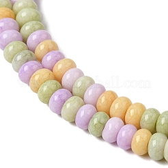 Collier de perles en verre opaque craquelé&nbsp;GLAA-D306-A05