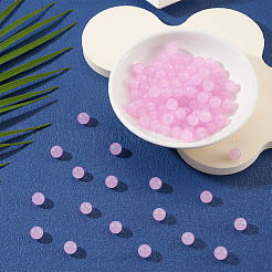 1 brin de perles de verre imitation jade&nbsp;DGLA-TAD0001-03F