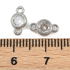 Латунные подвески из прозрачного кубического циркония KK-H078-08P