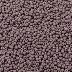 MIYUKIラウンドロカイユビーズ  日本製シードビーズ  （rr2034)マットアンティークローズゴールド光沢  8/0  3mm  穴：1mm  約422~455PCS /ボトル  10 G /ボトル&nbsp;SEED-JP0009-RR2034
