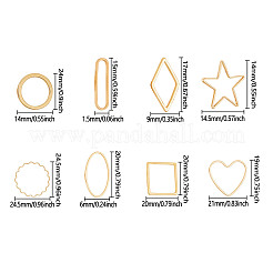 Латунные соединительные колечки KK-BC0005-21G