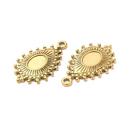 Оправы для подвесок из нержавеющей стали 304 в виде кабошонов&nbsp;STAS-H214-18G