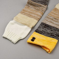 Гетры из пряжи из акрилового волокна носки&nbsp;AJEW-WH20064-44A