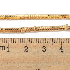 Синтетические немагнитные синтетические гематитовые бусины с гальваническим покрытием G-I360-I01