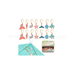 Подвеска из сплава с эмалью на тему океана HJEW-NB00086