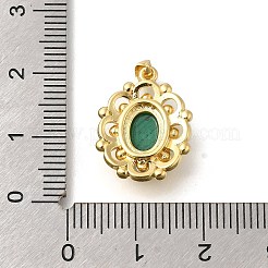 Природного малахита подвески&nbsp;G-K381-01G-02