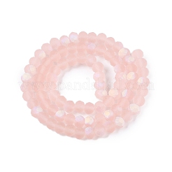 Chapelets de perles en verre transparente  &nbsp;EGLA-A044-T6mm-MB22