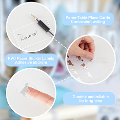 8 лист 4 стилей ПВХ водонепроницаемая самоклеящаяся наклейка&nbsp;STIC-OC0001-13B