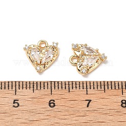 Ottone micro spianare pendenti zirconi&nbsp;KK-A259-17G-01