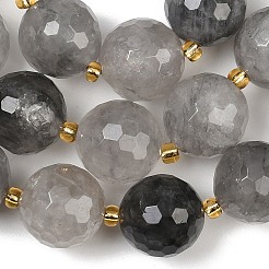 Естественный облачно кварц бисер пряди G-C249-A03-16mm