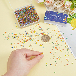 60g de perles de rocaille en verre&nbsp;SEED-SC0001-64B