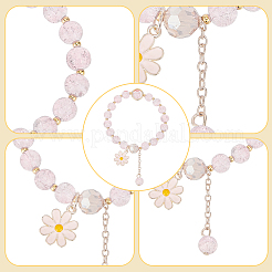 8шт. набор из 8-х цветных круглых стеклянных бусин BJEW-AN0001-75