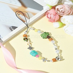 Ремешки для мобильных телефонов из акрила HJEW-FS00001