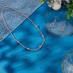 300 шт. латунные распорные бусины для покрытия стойки&nbsp;KK-PH0012-43A-RG