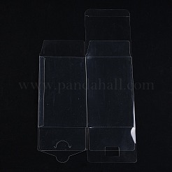 Embalaje de regalo de caja de pvc de plástico transparente rectángulo&nbsp;CON-F013-01I