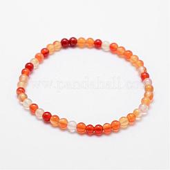 Натуральный и синтетический драгоценный камень из бисера браслеты простирания BJEW-K127-02-M