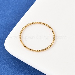 Fingerringe aus 304 Edelstahl für Damen&nbsp;RJEW-K301-08A-G