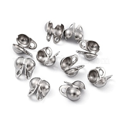 Наконечники бусин из нержавеющей стали марки 304 STAS-R055-12