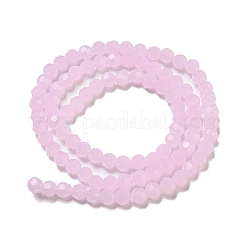 Подставки для стеклянных бусин с имитацией нефрита&nbsp;EGLA-A035-J4mm-D02