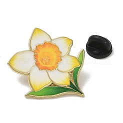 Spille smaltate a forma di narciso&nbsp;AL-CBA5454-03