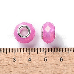 Европейские бусины из перламутровой смолы RESI-M001-01G