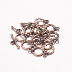 Chiusure toggle di sitle tibetano&nbsp;LS-RLF1184Y