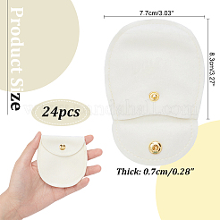 Бархатные мешочки с клапаном для украшений&nbsp;TP-WH0007-13G-02