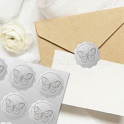 34 Blatt mit geprägtem Haustierbildaufkleber aus Silberfolie&nbsp;DIY-WH0528-020