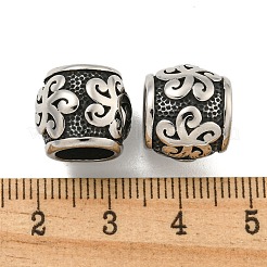 Европейские бусины из хирургической нержавеющей стали 316&nbsp;STAS-Q326-01AS-05