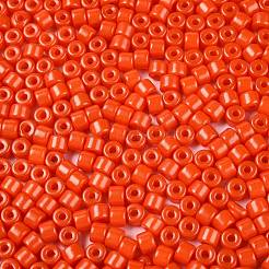 Perles de rocaille en verre de peinture de cuisson opaque&nbsp;SEED-T008-02J