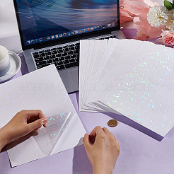 60 лист 6 стиля БОПП пластик прозрачный голографический ламинированный лист STIC-OC0001-12