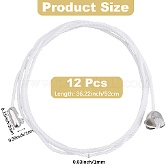 Rallonges de chaîne de traction pour ventilateur de plafond en coton&nbsp;FIND-WH20006-48P