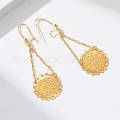 Серьги-подвески из монетного сплава&nbsp;RF1176