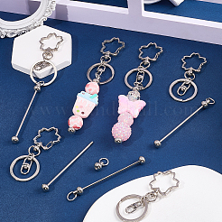 10 шт. застежки для брелка из сплава&nbsp;KEYC-SC0001-79C