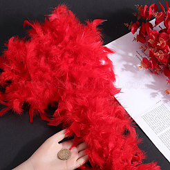 Боа из пуха индейки для танцев DIY-WH0568-10C