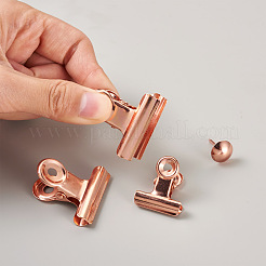 Железные зажимы и булавки с круглой головкой AJEW-TA0001-14RG