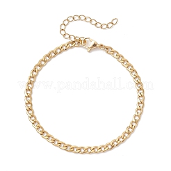 Браслеты из кубинской цепочки из нержавеющей стали 304 для женщин&nbsp;BJEW-JB12681