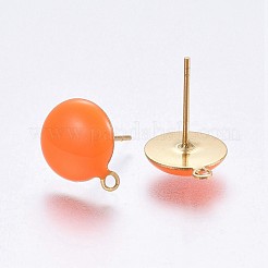 Placcatura ionica (ip) 304 acciaio inossidabile orecchini a perno&nbsp;STAS-P203-A05-02