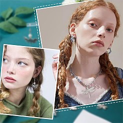 52 шт. большие подвески из сплава в тибетском стиле&nbsp;TIBE-SC0009-33