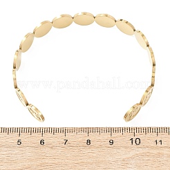 Bracelets manchettes en acier inoxydable Halloween 201 pour femmes&nbsp;BJEW-T024-01H-G