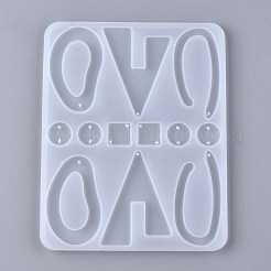 Геометрические подвески и соединения силиконовые Молды&nbsp;X-DIY-K031-04