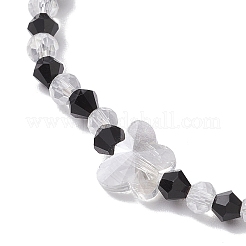 2шт. стеклянные бусины эластичные браслеты для женщин&nbsp;BJEW-JB11395