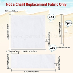 Ткань и бамбуковые палочки для пляжных стульев AJEW-WH20018-05B