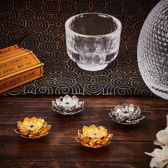 4 шт. 2-х цветные переносные курильницы DJEW-GF0001-51