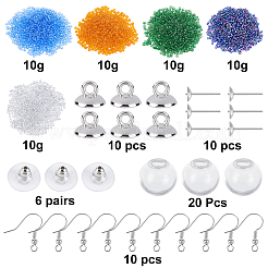 Наборы для изготовления сережек с подвесками своими руками DIY-SC0001-65