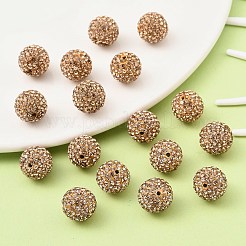 Pave disco бусины&nbsp;LS-RB-Q195-14mm-246