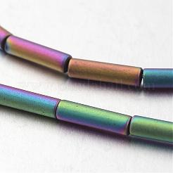 Electroplate non magnetici ematite sintetico fili di perline&nbsp;G-F300-37B-F